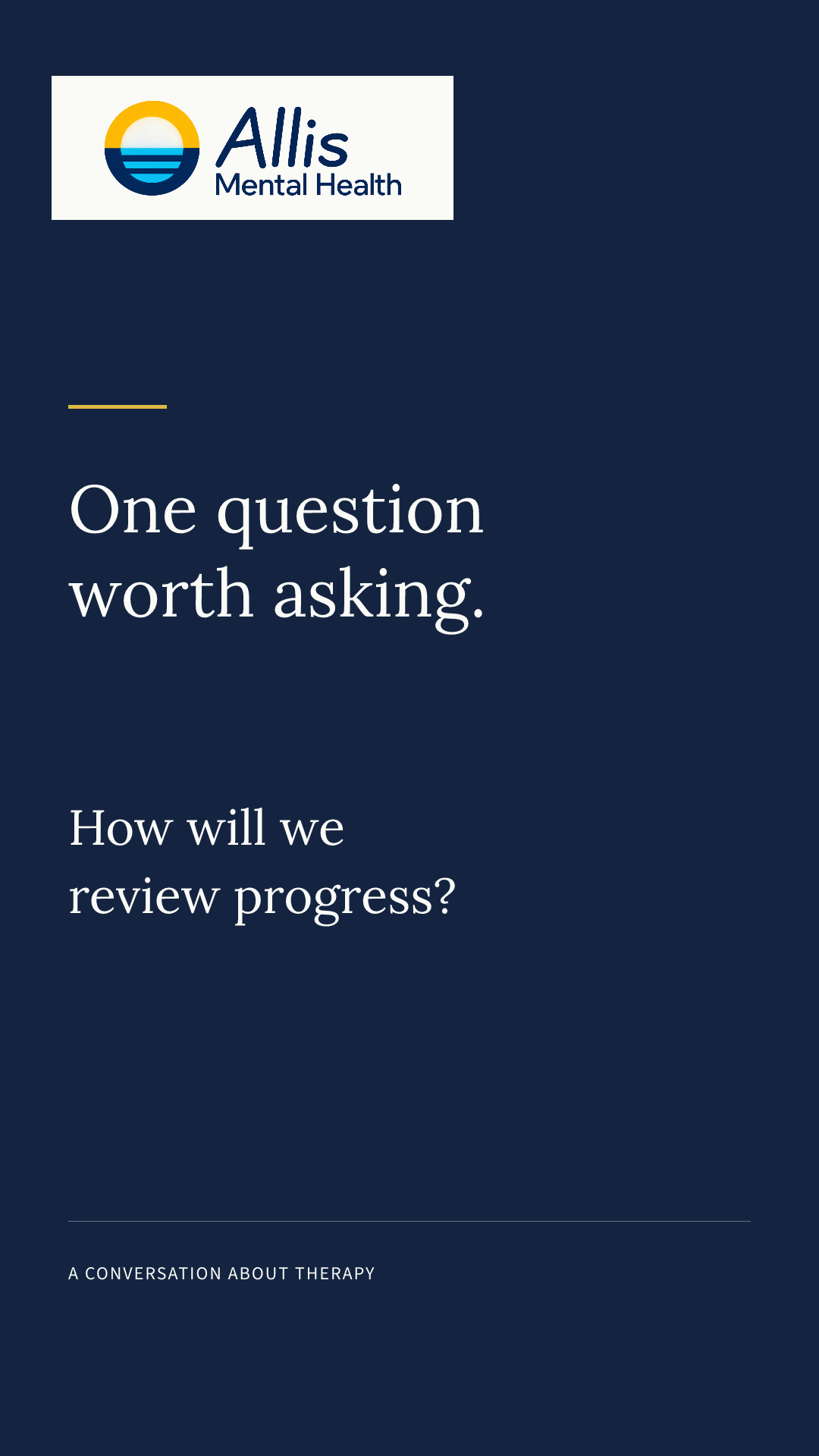 One question worth asking. Allis branded content example