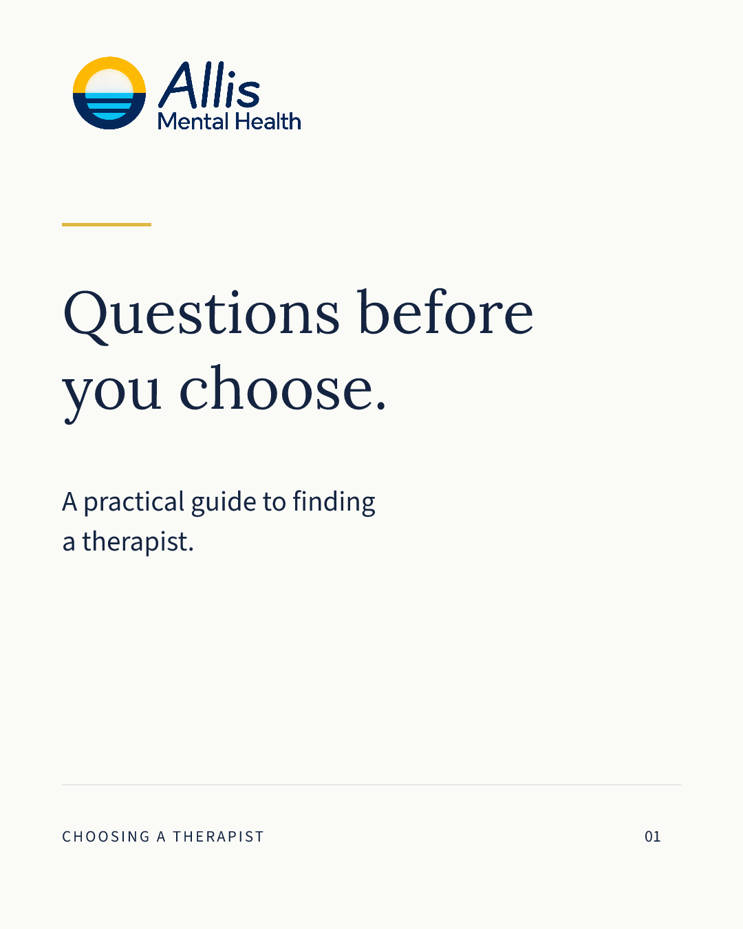 Questions before you choose. Allis branded content example